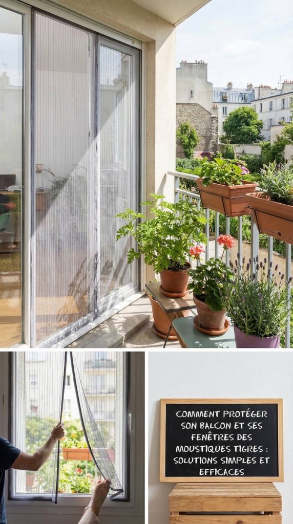 Comment protéger son balcon et ses fenêtres des moustiques tigres en appartement : solutions simples et efficaces
