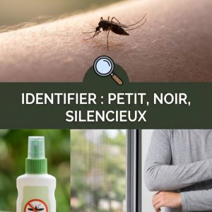 Petit moustique noir silencieux : comment l’identifier et s’en protéger