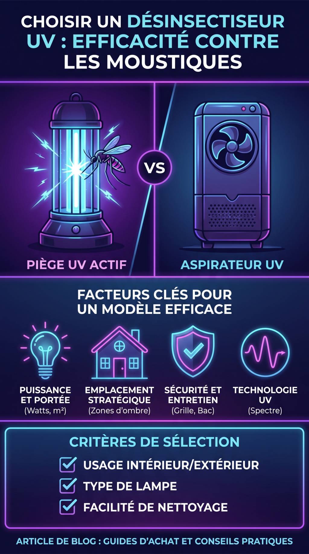 Desinsectiseur uv : comment choisir un modèle efficace contre les moustiques