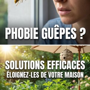 Phobi guêpes : solutions efficaces pour éloigner les guêpes de votre maison