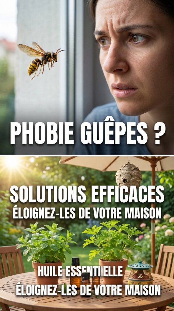 Phobi guêpes : solutions efficaces pour éloigner les guêpes de votre maison