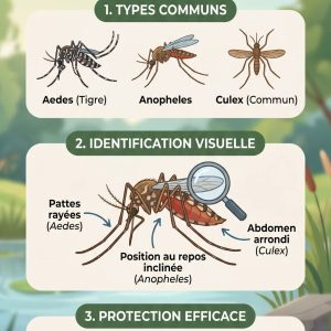 Types de moustique : comment les reconnaître et mieux s’en protéger