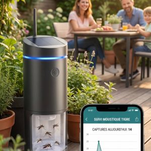 Peut-on utiliser des pièges connectés pour surveiller et réduire les moustiques tigres autour de sa maison ?