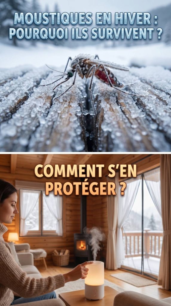 Moustiques en hiver : pourquoi ils survivent et comment s’en protéger