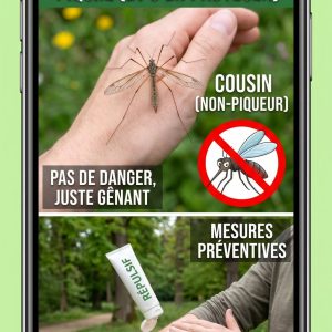 Cousin insecte piqure : comment reconnaître sa piqure et s’en protéger