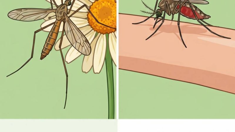 À quoi servent les cousins insectes et comment les différencier des moustiques