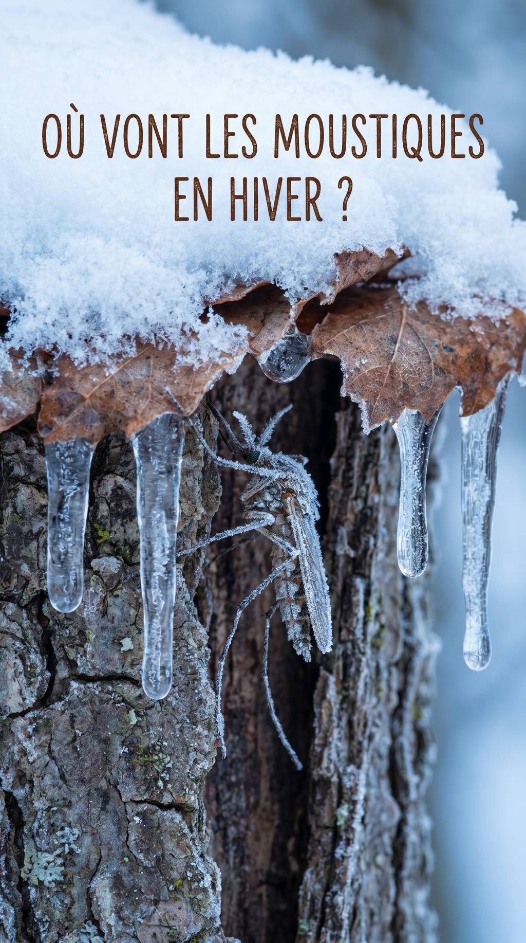 Où vont les moustiques en hiver ?