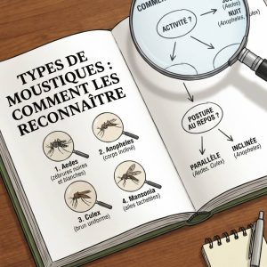Types de moustiques : comment les reconnaître et les différencier