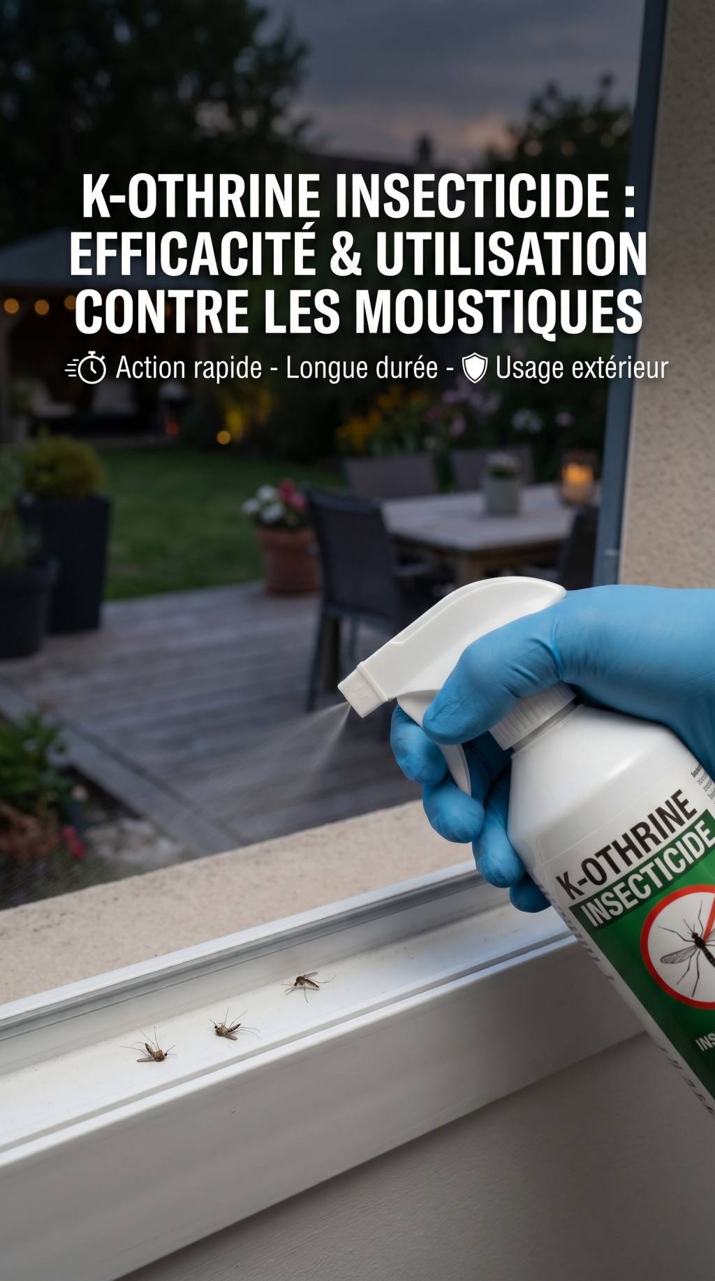 K-othrine insecticide : efficacité et utilisation contre les moustiques